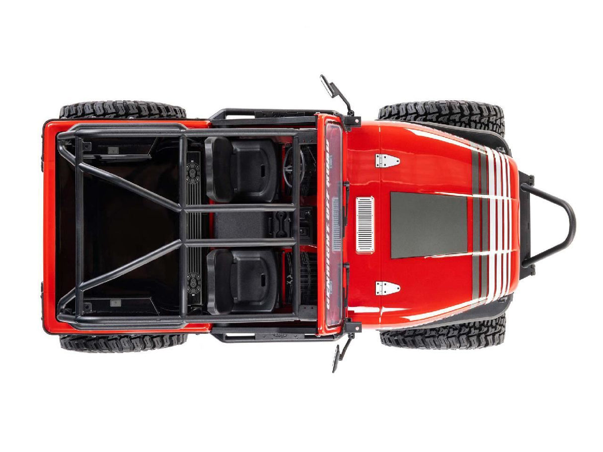 Axial 1/10 SCX10 III Jeep CJ-7 4WD Brushed RTR, Red