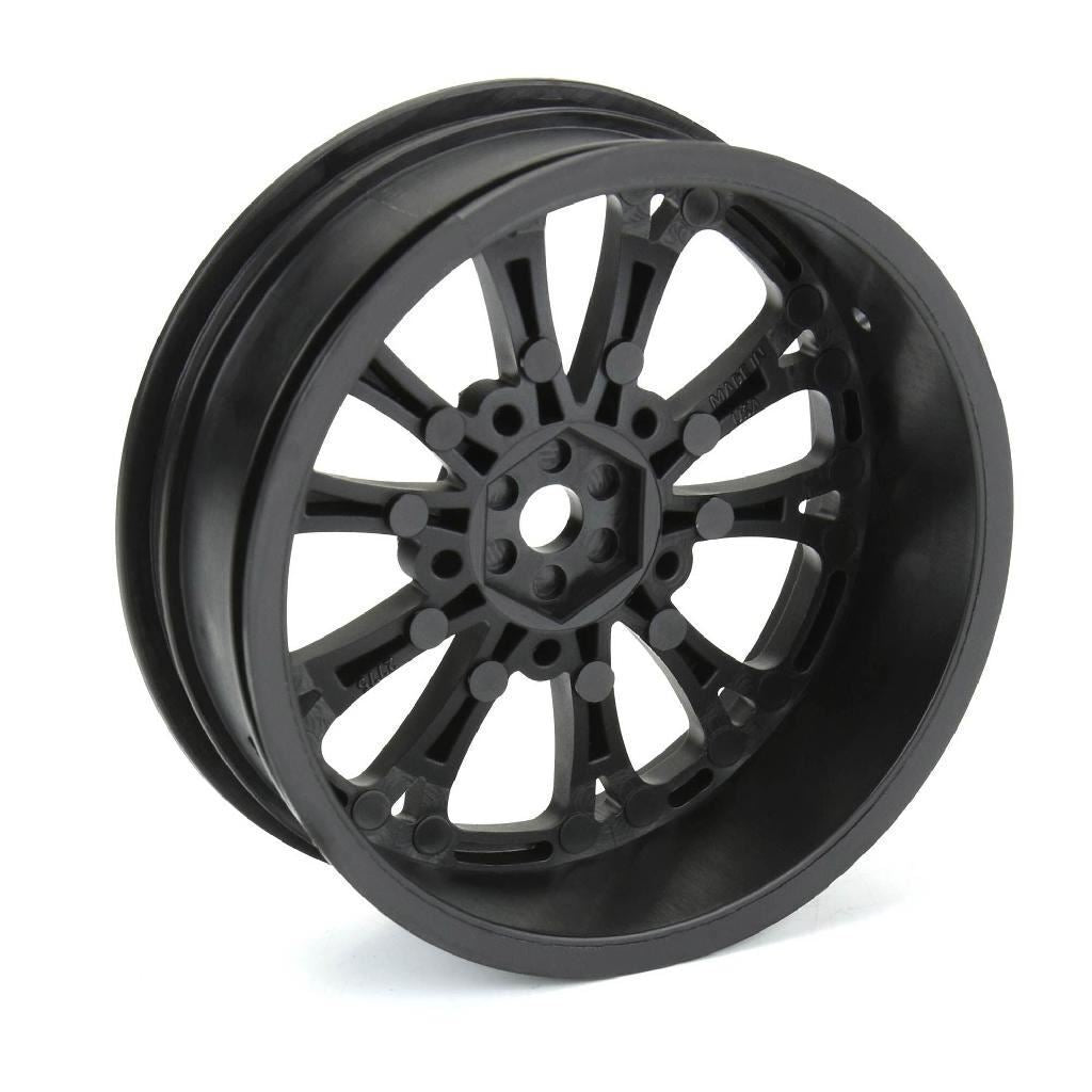 Proline 1/10 Pomona Drag Spec Front 2.2In 12mm Drag Wheels (2) Black