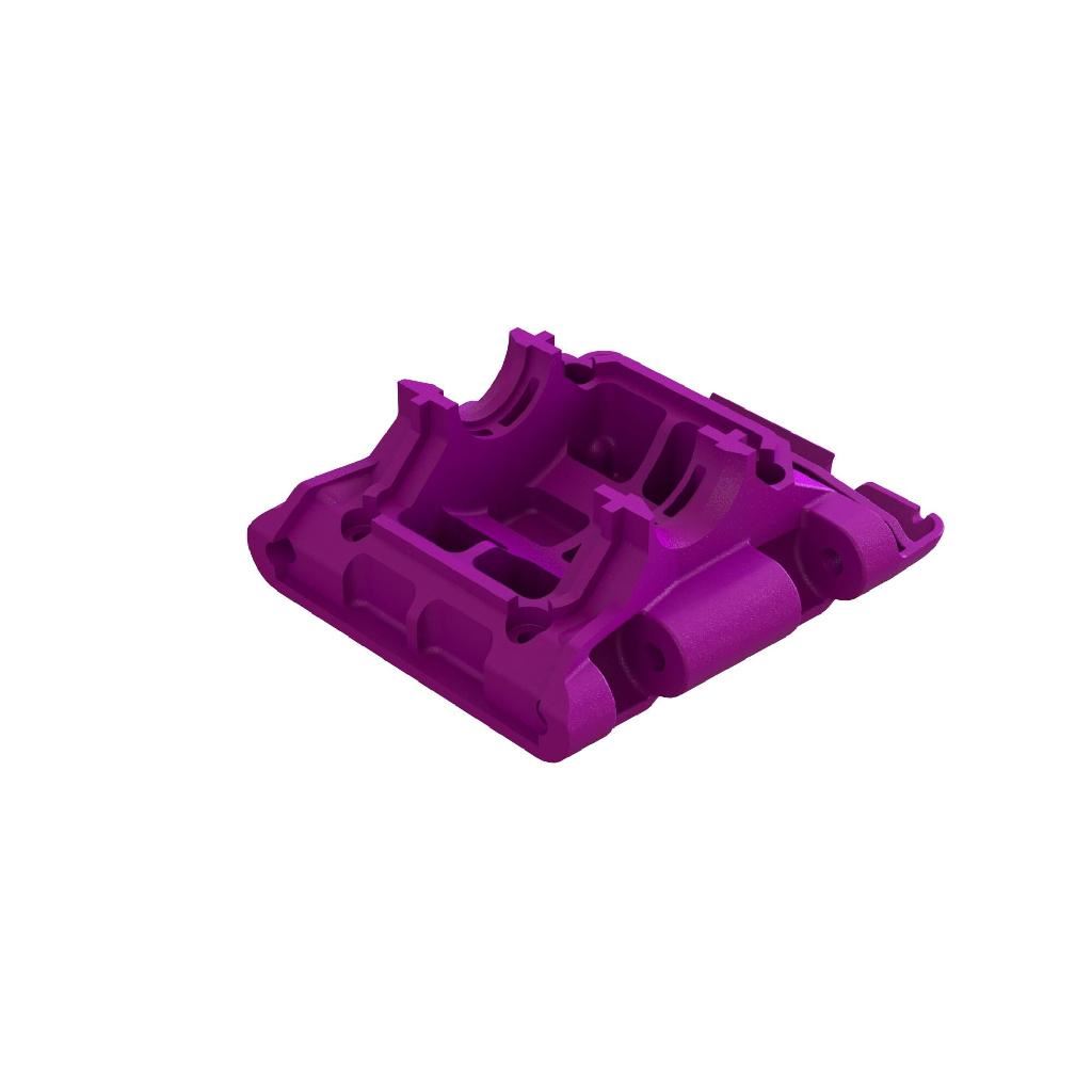 Arrma Rear Lower Skid/Gearbox Mount (1pc) - Purple