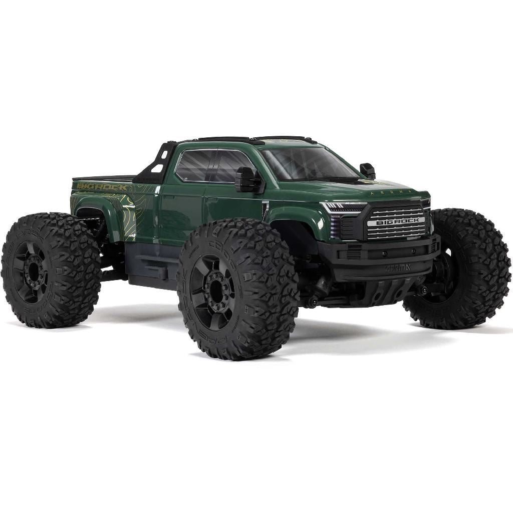 Arrma 1/10 Big Rock 223S Dsc 4X4 Rtr Brushless Monster Truck, Gree