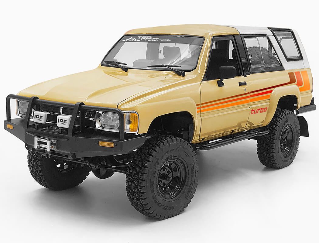 RC4WD THRUST FRONT BUMPER W/IPF LIGHTS FOR 1985 TOYOTA 4RUNNER HARD BODY