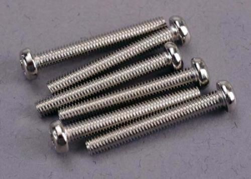 TRAXXAS Screws, 3x23mm roundhead machine (6)