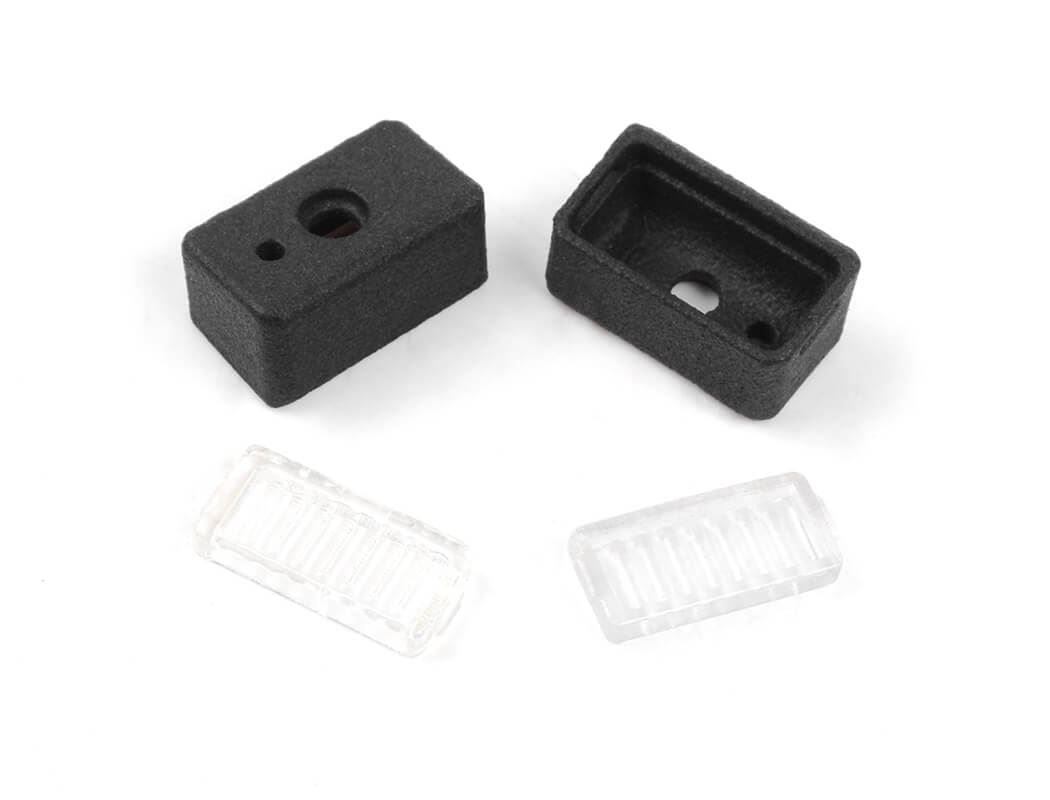 RC4WD STEEL TUBE ROOF RACK W/ REAR UTILITY LIGHTS FOR AXIAL 1/10 SCX10 III JEEP JLU WRANGLER