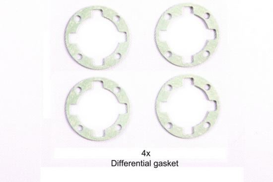 Tamiya Ta06 Gear Diff Gasket X 4