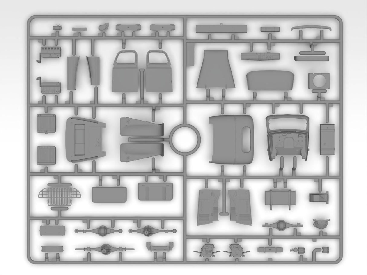 Icm Festive Dinner On The Front Line (U.S. Wwii G7117 Kitchen Truck, Figures & Accessories)