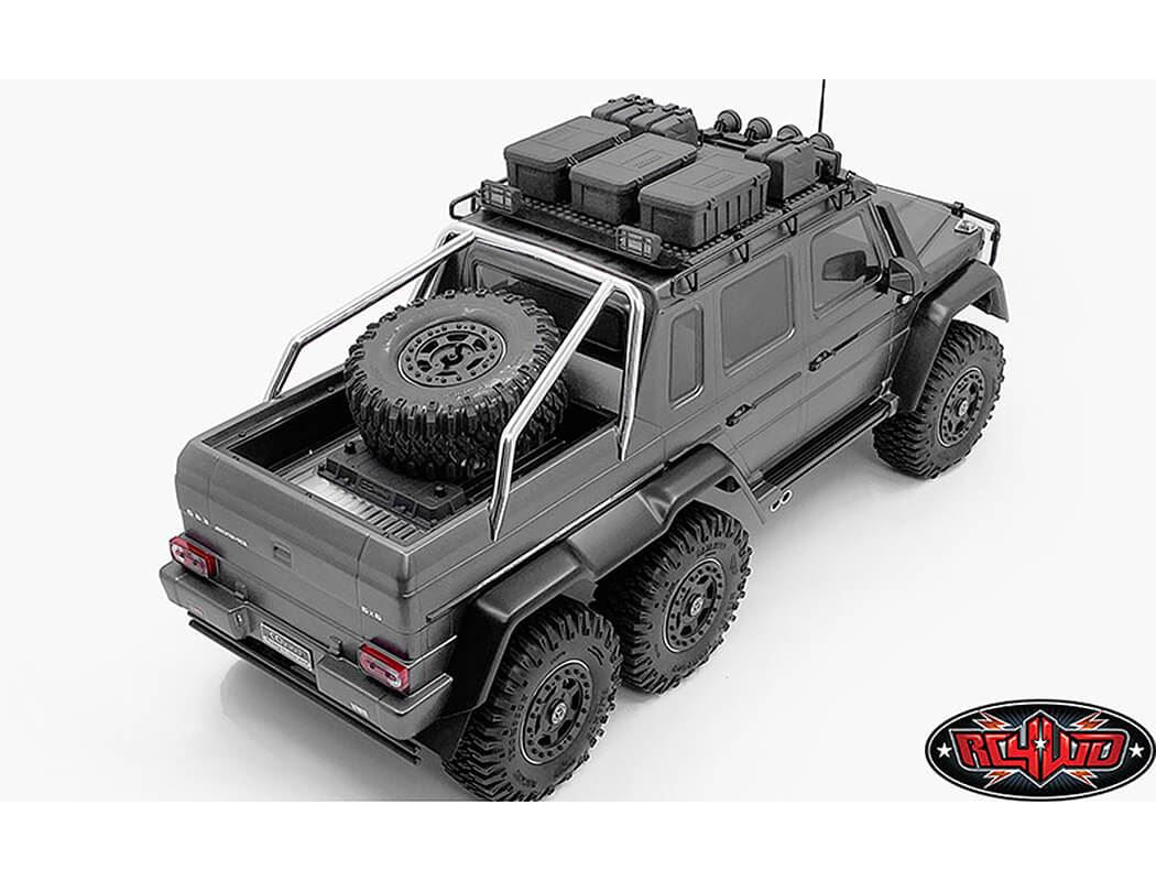 RC4WD TARKA DROP BED W/TYRE HOLDER & METAL PLATE FOR TRAXXAS MERCEDES-BENZ G63 AMG 6X6