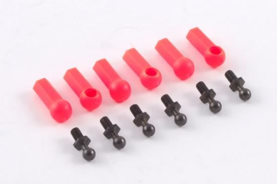 Fastrax Ball Cups (6) Blue w/Ball Studs