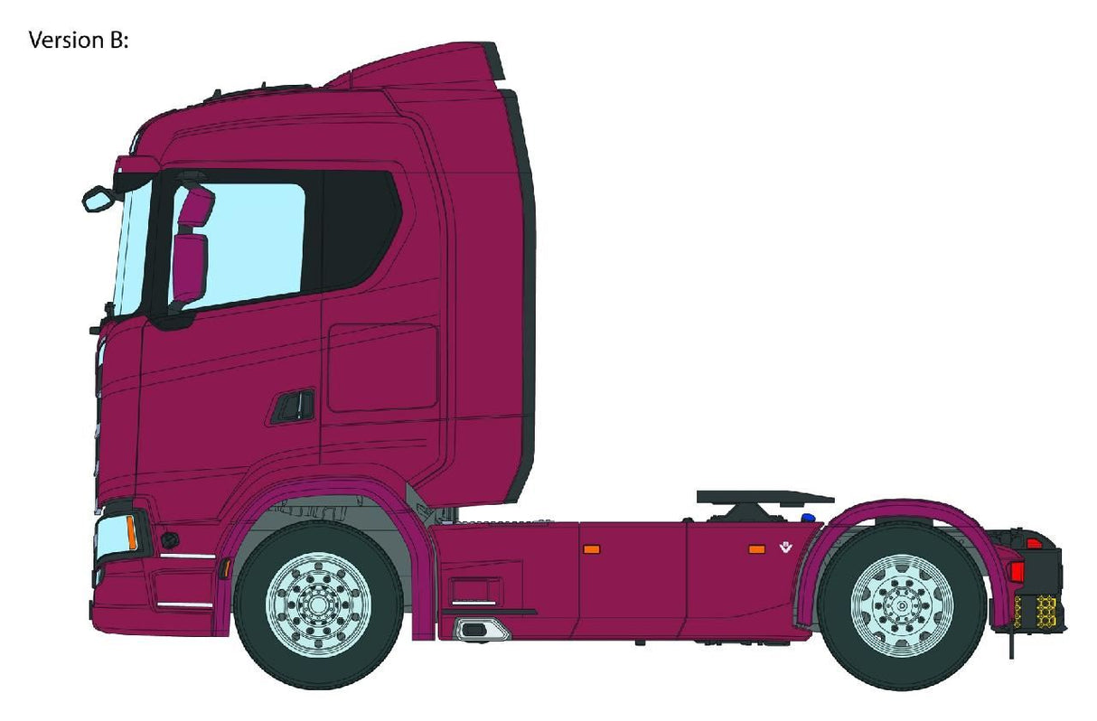 Italeri Scania S770 4X2 Normal Roof Ingrey Cabin