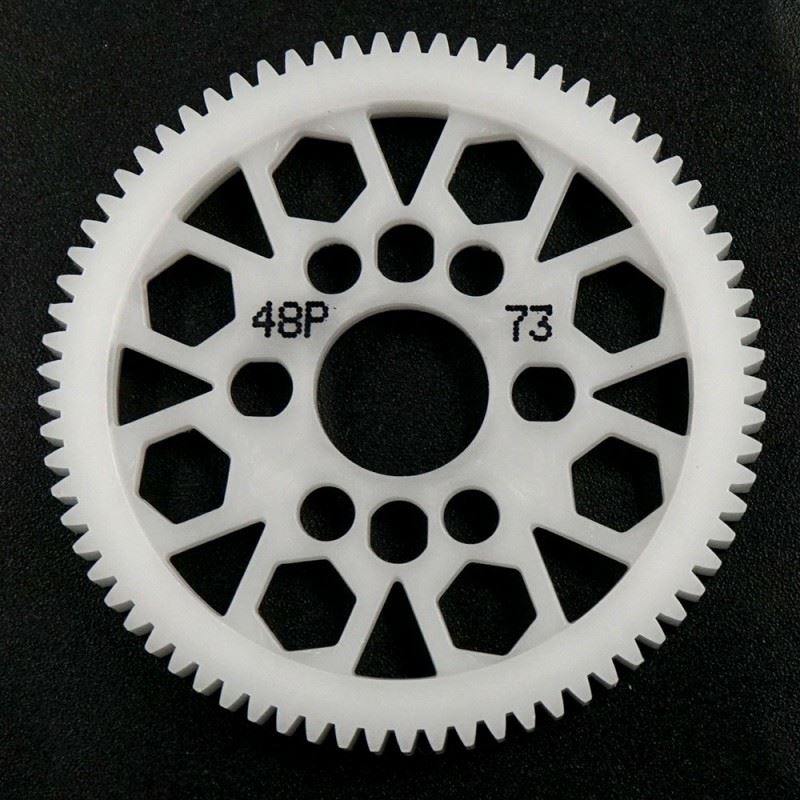 Yeah Racing Competition Delrin Spur Gear 48P 73T For 1/10 On Road Touring Drift