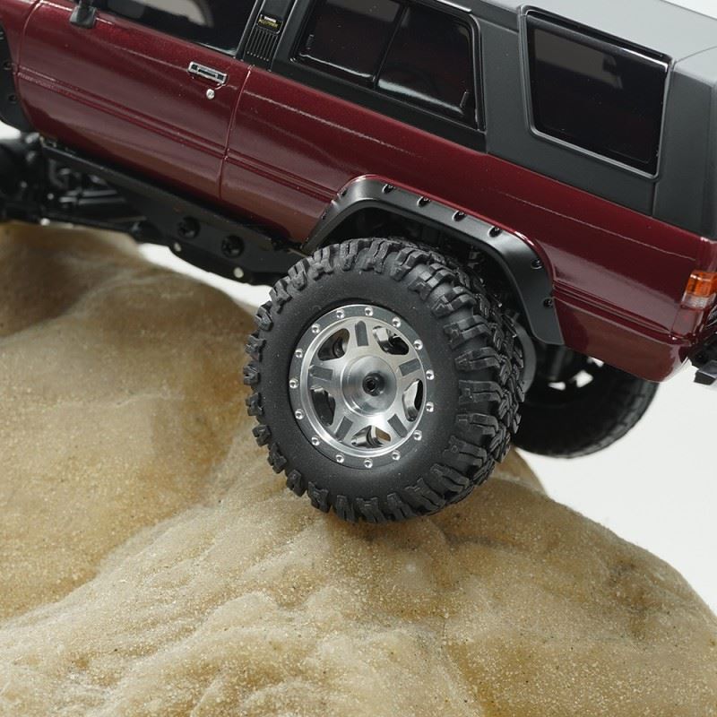 Yeah Racing Aluminum CNC 5 Spoke Beadlock Wheel Set For Kyosho Mini-Z 4x4 Toyota