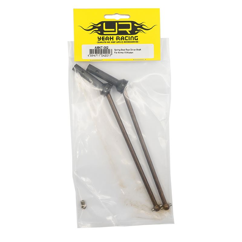 Yeah Racing Spring Steel Rear Driver Shaft For Arrma 1/8 Kraton 1/8 Outcast