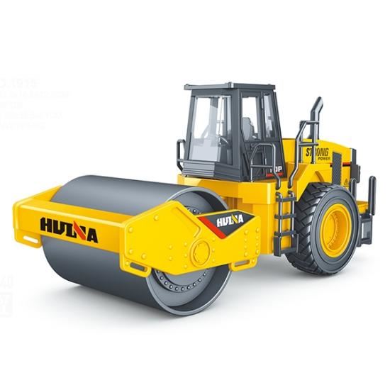 HuiNa 1/40 Diecast Road Roller Static Model