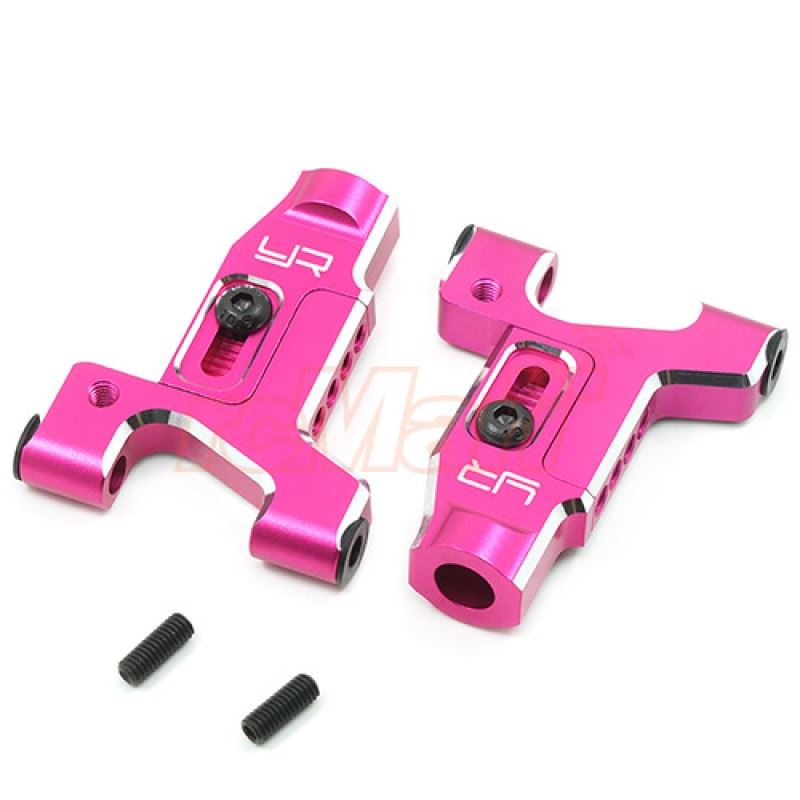 Yeah Racing Aluminum Adjustable Front Lower Suspension Arm For 3Racing Sakura D4 Pink