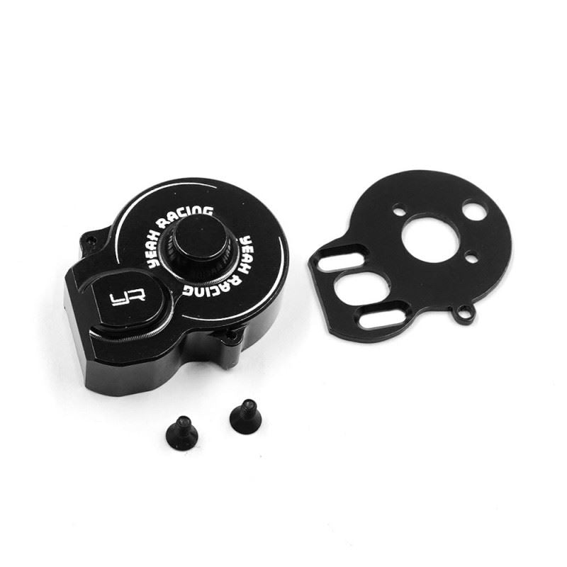 Yeah Racing Aluminum Motor Plate W/Cover For Losi 1/24 Micro-B 2Wd Buggy / 1/28 Micro-T Truck