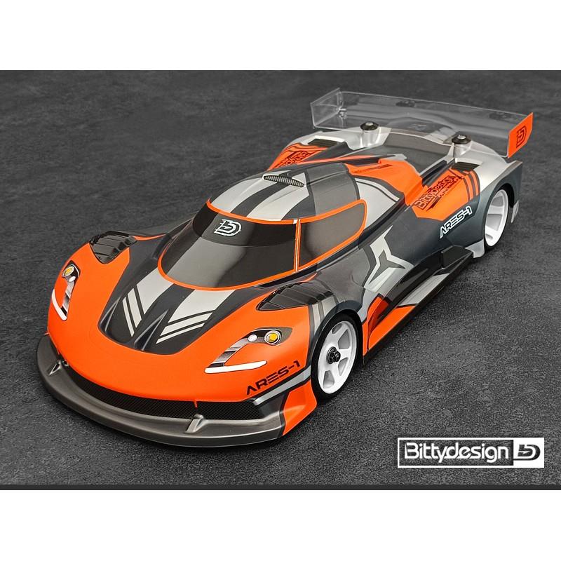 Bittydesign ARES-1 GT12 Clear Body - 1/12 Supastox Class