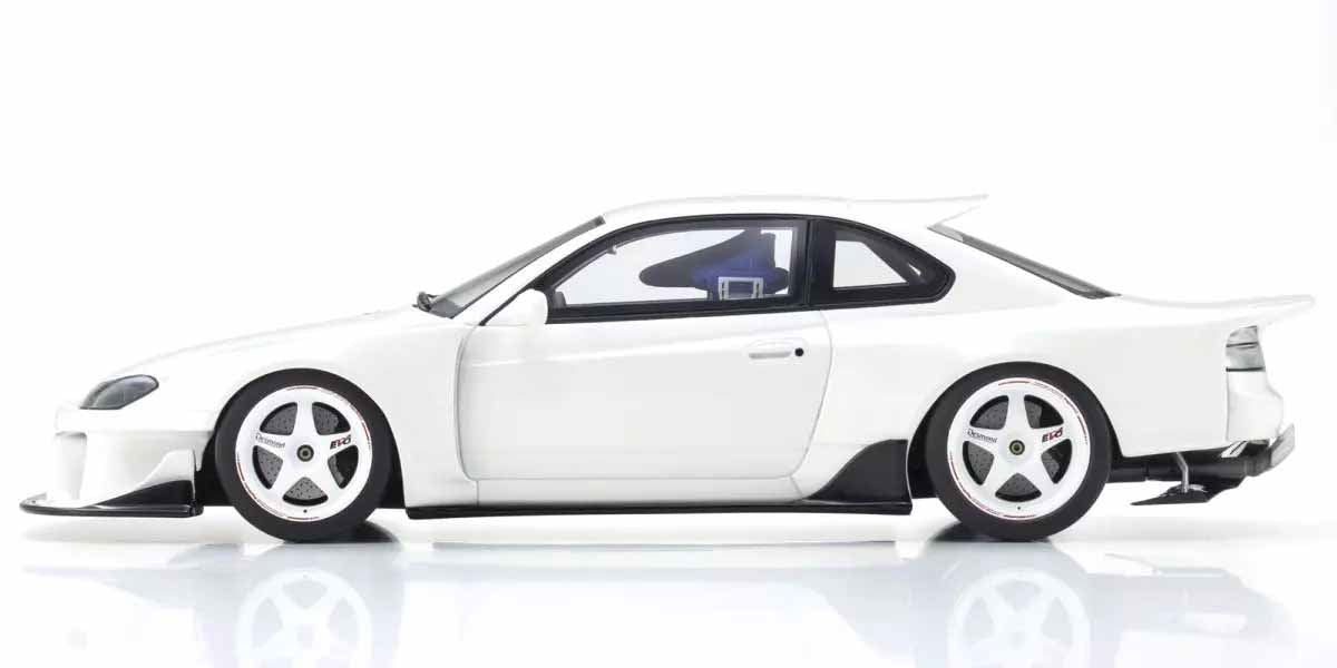 Kyosho 1:18 Samurai Collection Nissan Silvia S15 Khyzyl Saleem White