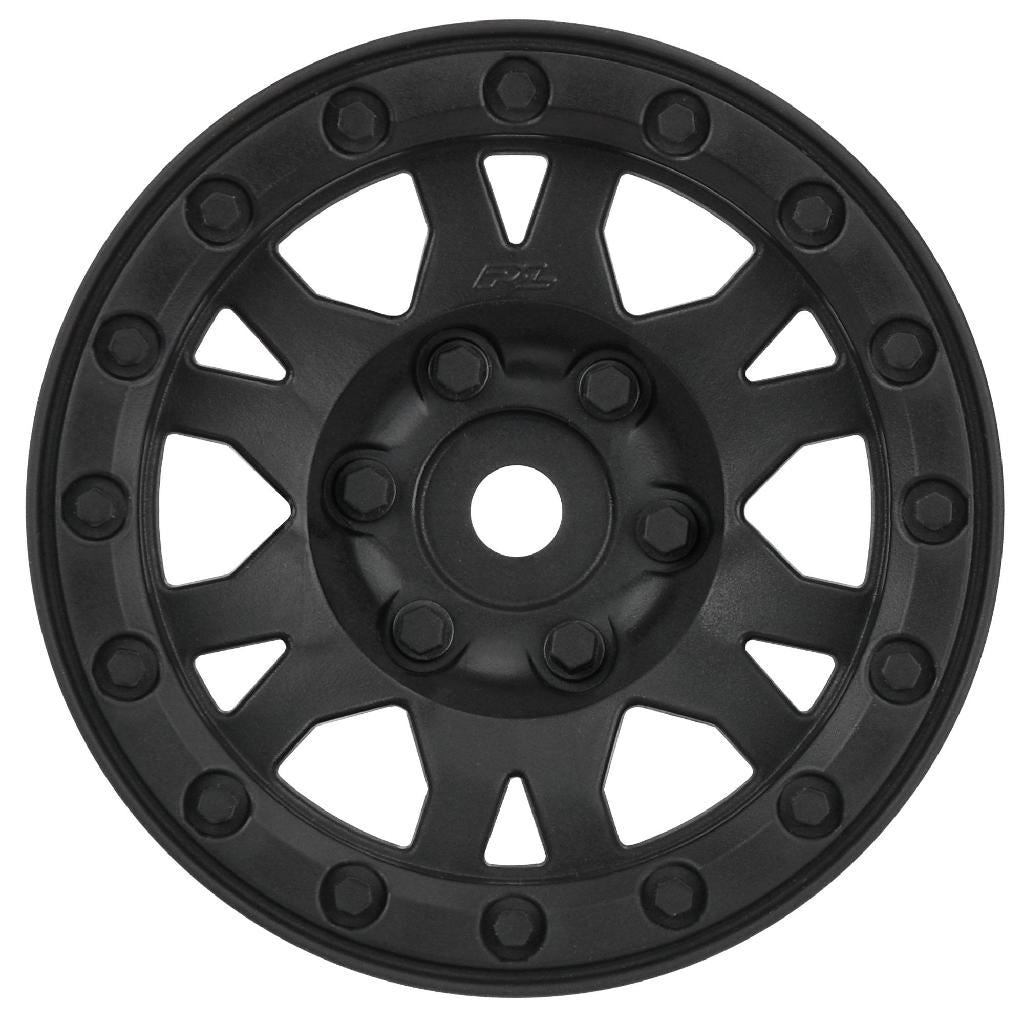 Proline 1/10 Impulse Front/Rear 1.9In 12mm Rock Crawler Wheels (2) Bl