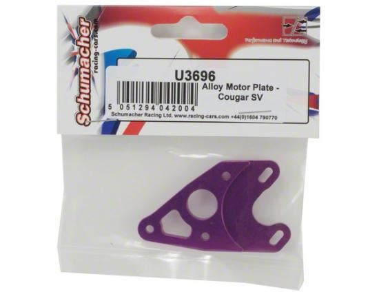 Schumacher Alloy Motor Plate - Cougar SV