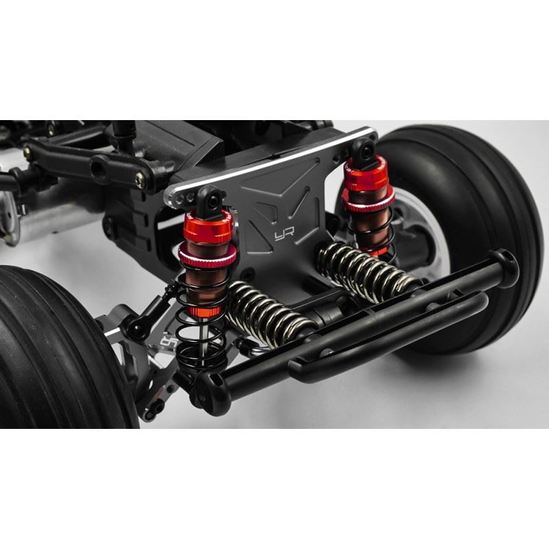 Yeah Racing Aluminum Big Bore Go 90mm Damper 2pcs for 1/10 RC Off Road Car Red