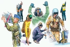 Italeri Nato Pilots And Ground Crew