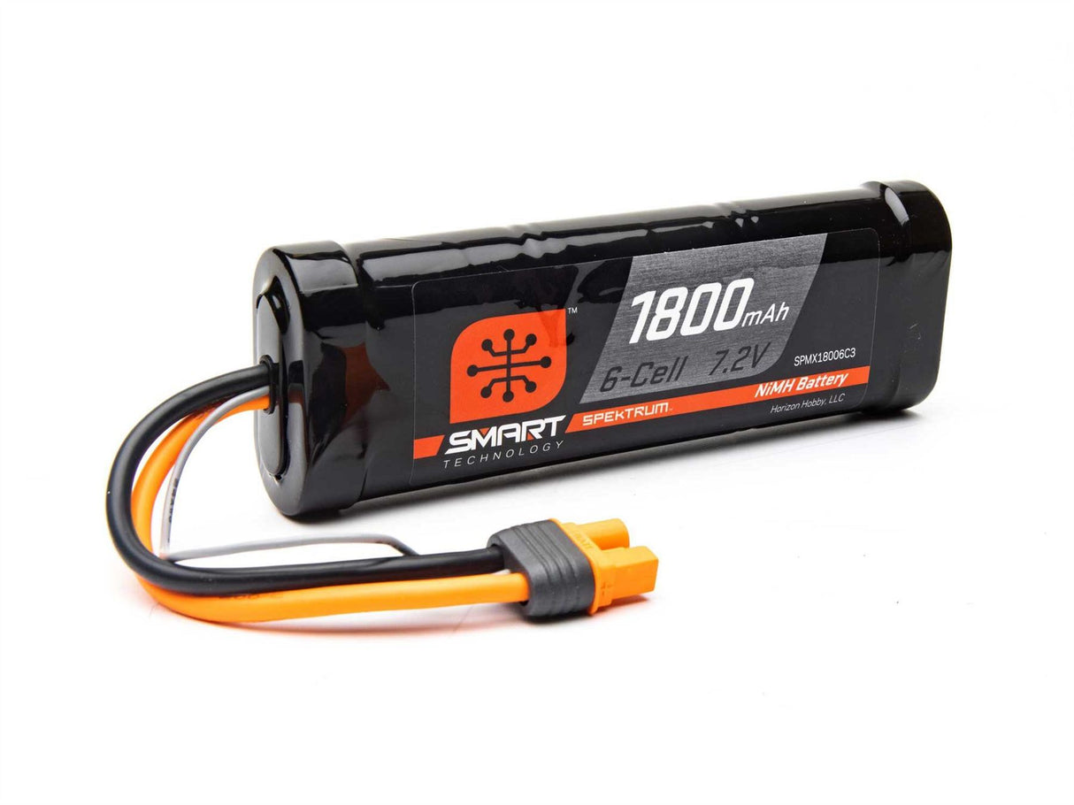 Spektrum 1800mAh 6-Cell 7.2V Smart NiMH Battery IC3