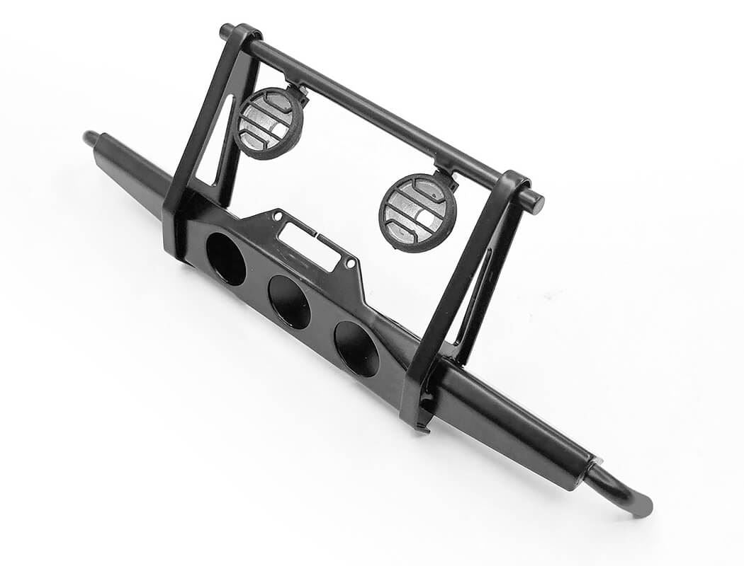 RC4WD SHIRYA FRONT WINCH BUMPER W/ LIGHTS FOR VANQUISH VS4-10 ORIGIN BODY (BLACK)