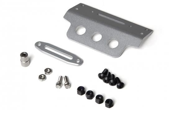 GMADE ALUMINIUM SKID PLATE SILVER FOR GS01 FRONT BUMPER
