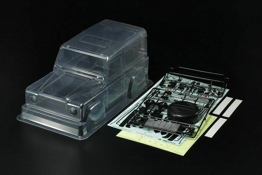 Tamiya Land Rover Defender 90 Clear Bodyshell
