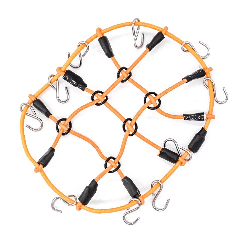 RC Overhaul Roof Rack Luggage Net Orange SCX24