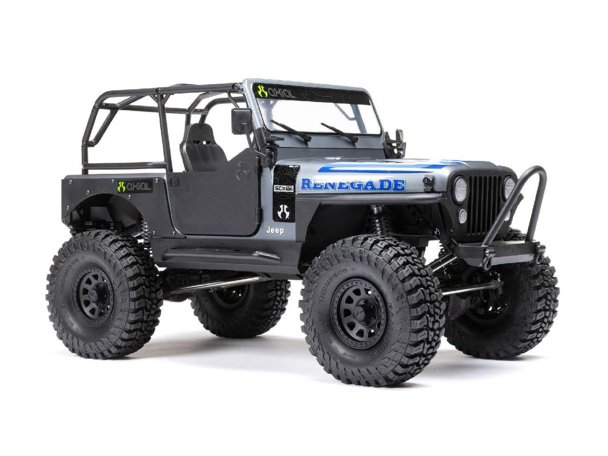 Axial 1/10 SCX10 III Jeep CJ-7 4WD Brushed RTR, Grey