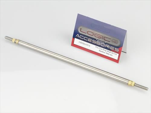 RACTIVE Fine Line Prop Shaft 6in M4 Stainless Shaft 6mm dia