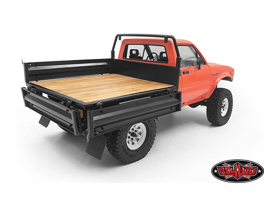 RC4WD KOBER REAR BED W/ MUD FLAPS FOR TF2 MOJAVE BODY (BLACK)