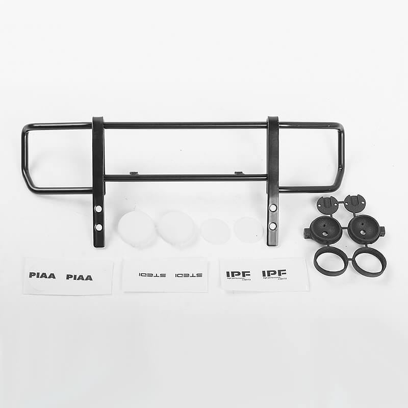 RC4WD COMMAND FRONT BUMPER W/WHITE LIGHTS FOR TRAXXAS MERCEDES-BENZ G63 AMG 6X6