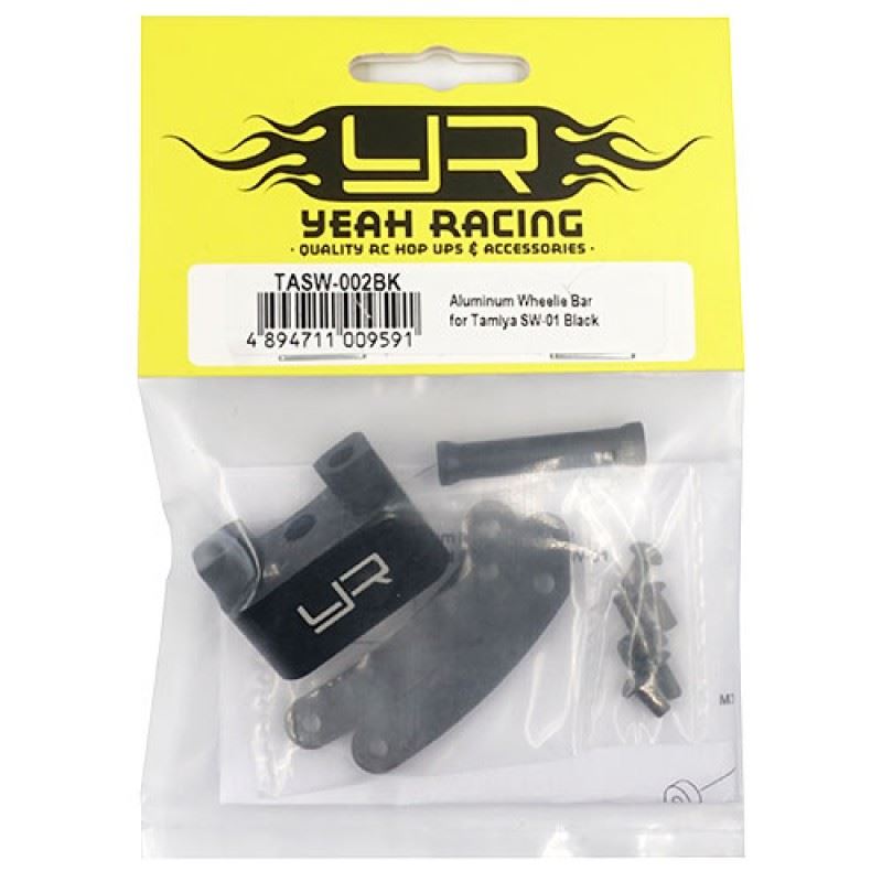 Yeah Racing Aluminum Front Bumper for Tamiya SW-01 Black