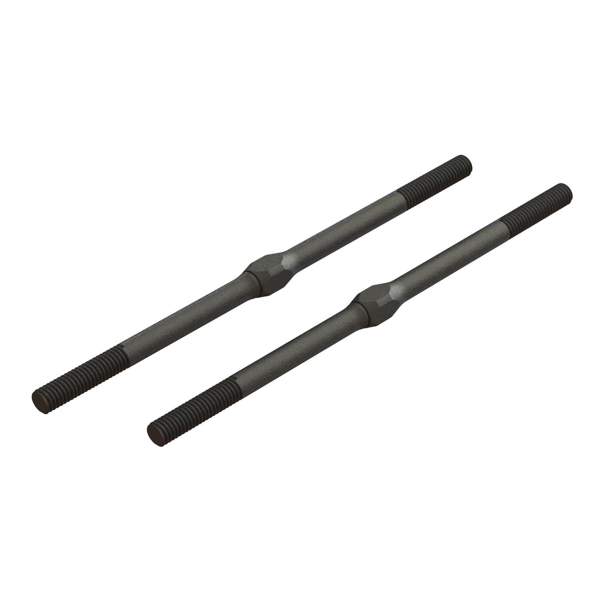 Arrma Steel Turnbuckle, M4 x 95mm Black (2)
