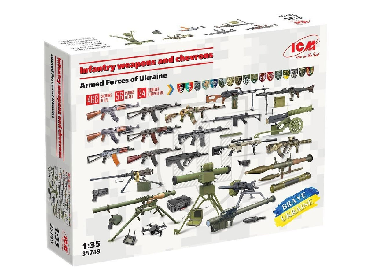 Icm Infantry Weapons & Chevrons Of The Armed Forces Of Ukraine