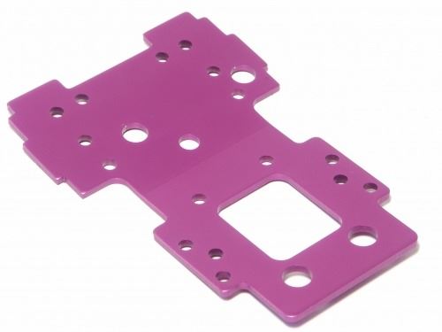 HPI Bulkhead Lower Plate 2.5mm (Purple)