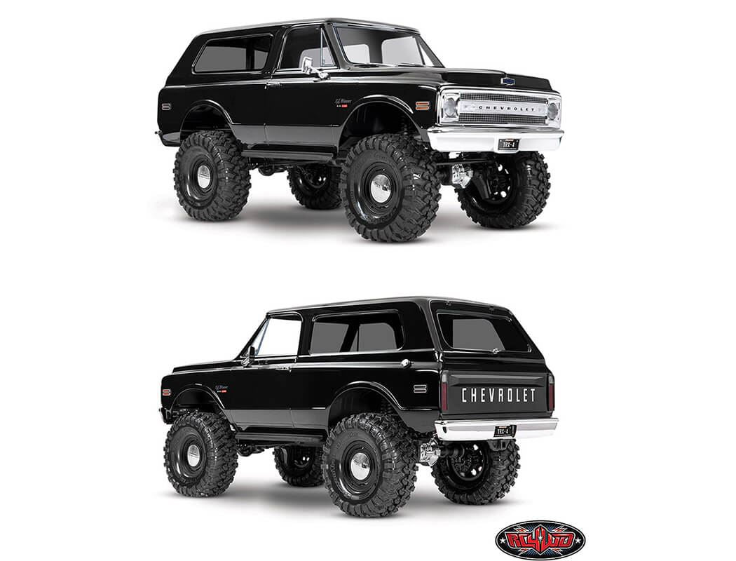 RC4WD ANALOG 1.9'' ALUMINUM CAP WHEELS (BLACK)