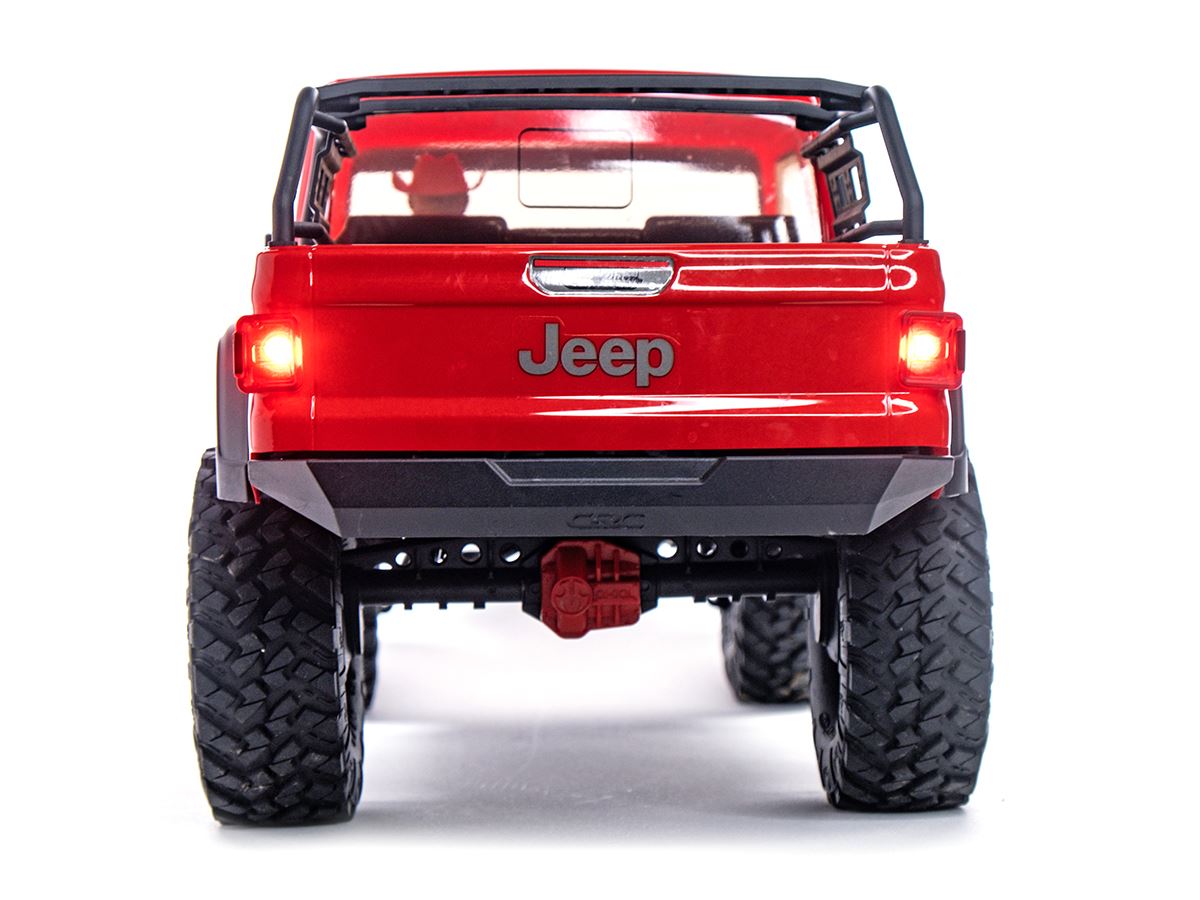 Axial 1/10 SCX10III Jeep JT Gladiator with Portals RTR, Red
