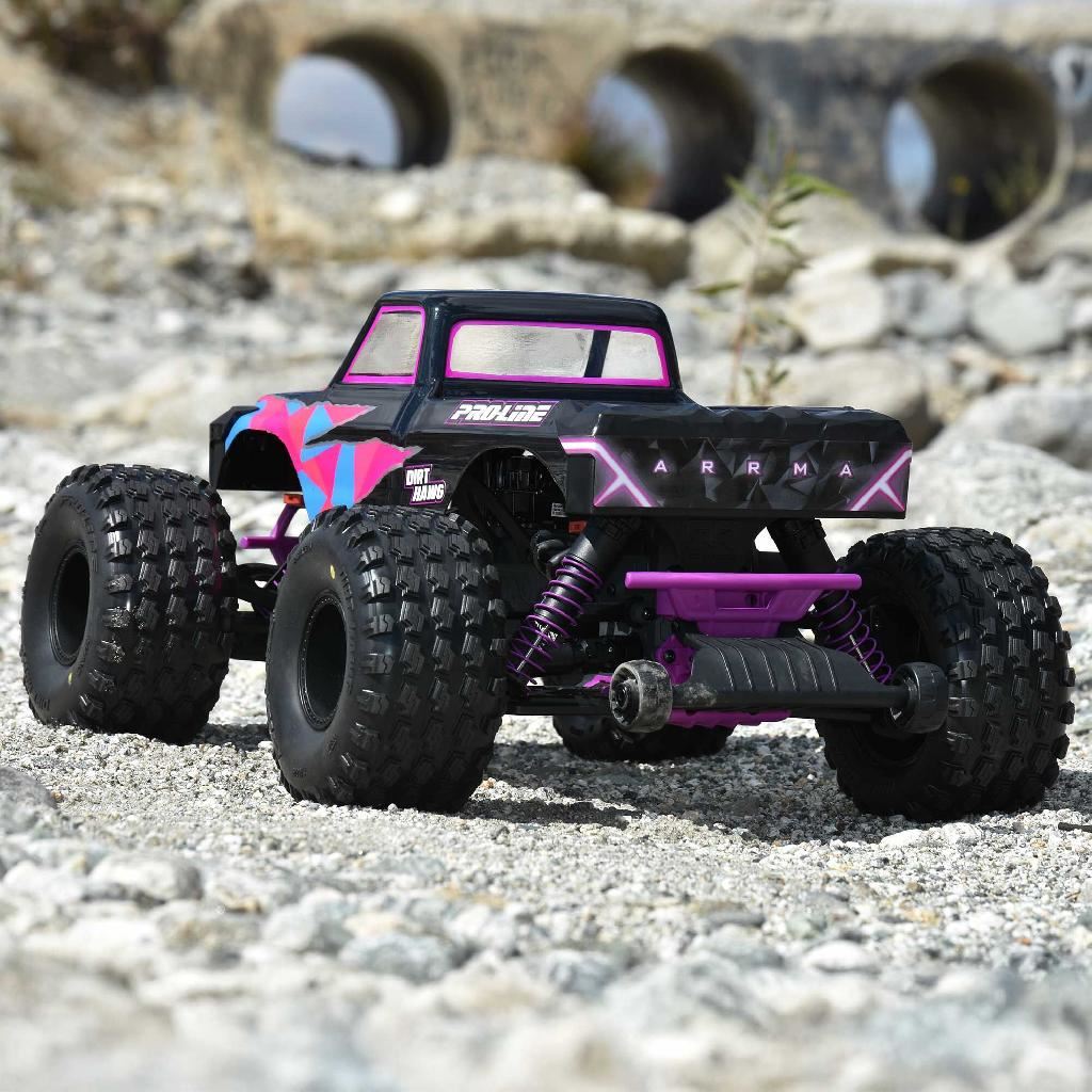 Pro-Line 1/10 Dirt Hawg 2.0 F/R 2.6In Mt Tires Mounted Arrma Stock Whe