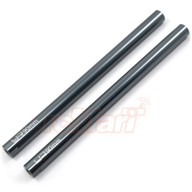 Yeah Racing Threaded Aluminum M3 Link Pipe 6x90mm 2pcs GunMetal
