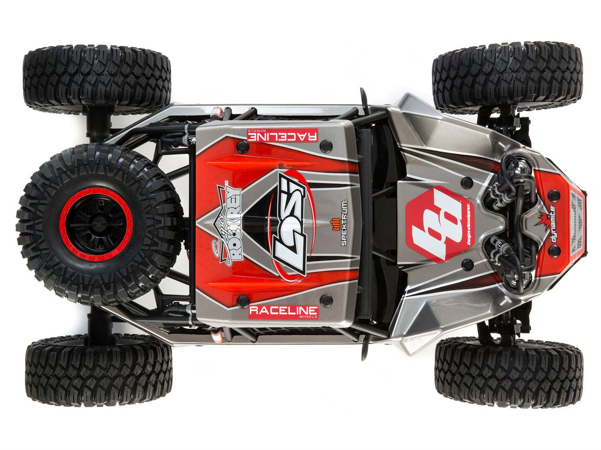 Losi Super Rock Rey: 1/6 4WD Elec Rock Racer, RTR Gray
