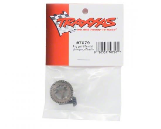 TRAXXAS Ring gear, differential/ pinion gear, differential