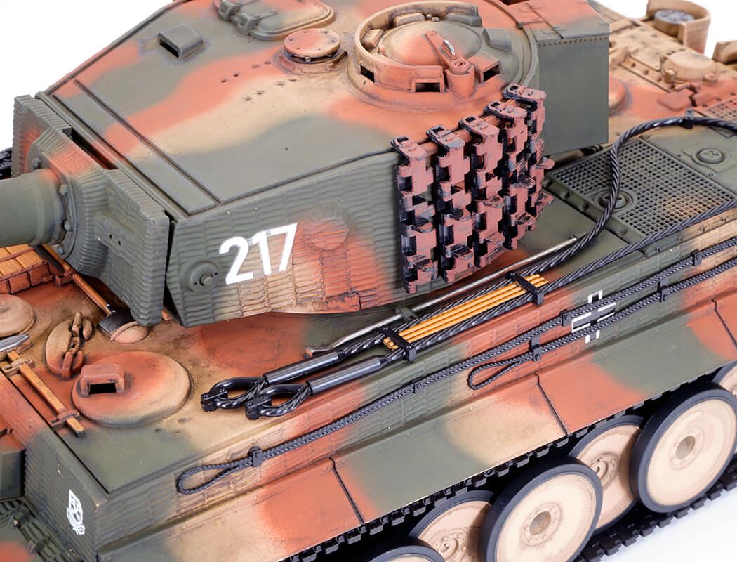 TAIGEN 1 24 TIGER 1 IR BATTLE TANK MIDDLE VERSION - CAMO