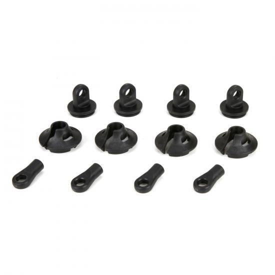 Losi Spring Cups/Clips/Shock Ends (2): 1:5 4wd DB XL (Losi253006)