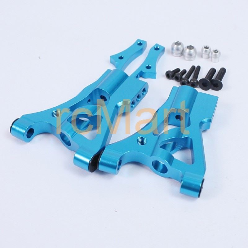 Yeah Racing Aluminum Front/Rear Lower Arm Set (1 Pair) (Bu) For Yokomo Drift Package Plus Type C