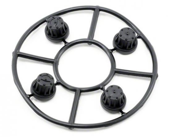 AXIAL Hub Cover Set Black (4)