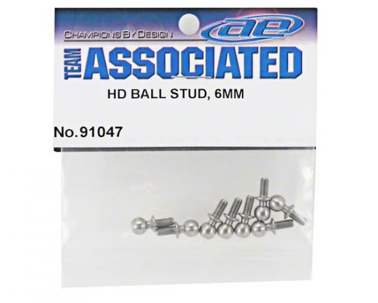 ASSOCIATED HEAVY DUTY BALLSTUD 6MM (10)