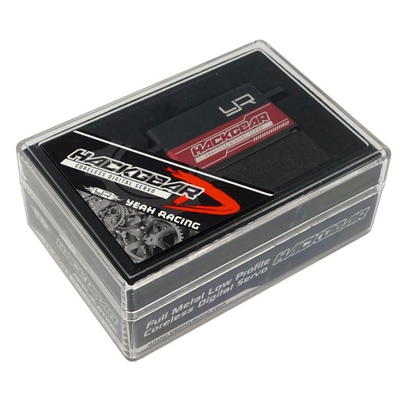 Yeah Racing Aluminum Case Low Profile Digital High Speed Coreless Servo For 1/10 RC Red
