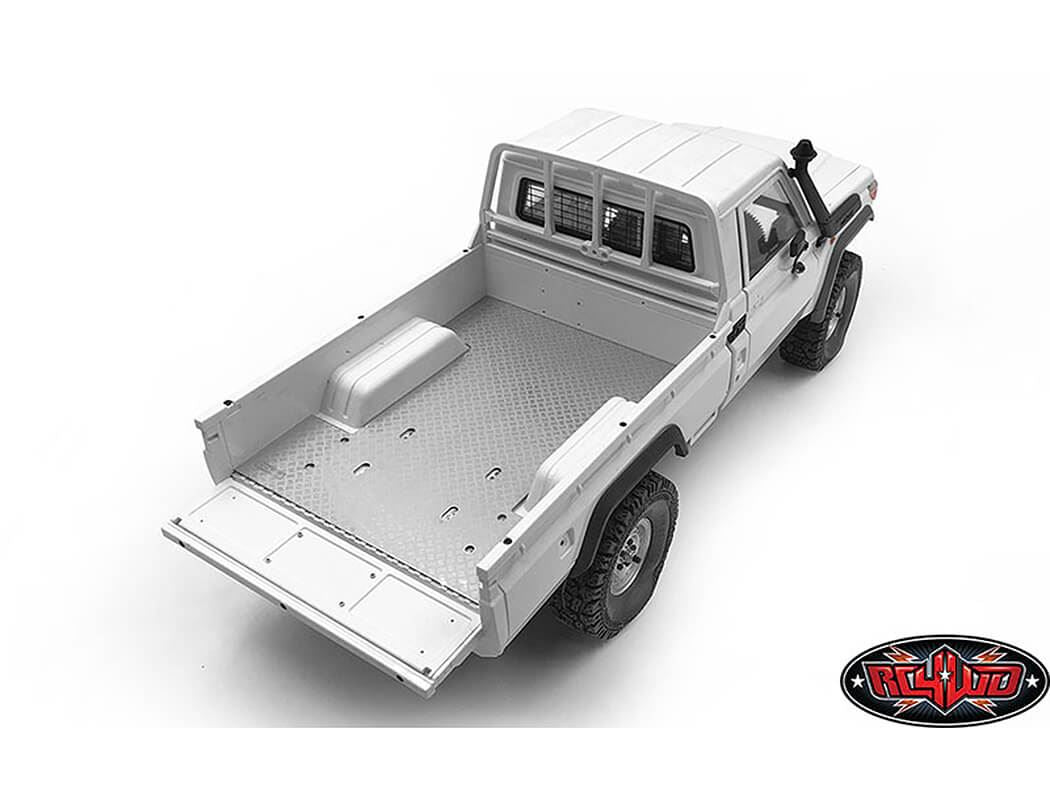 RC4WD DIAMOND PLATE REAR BED FOR RC4WD TF2 LWB TOYOTA LC70